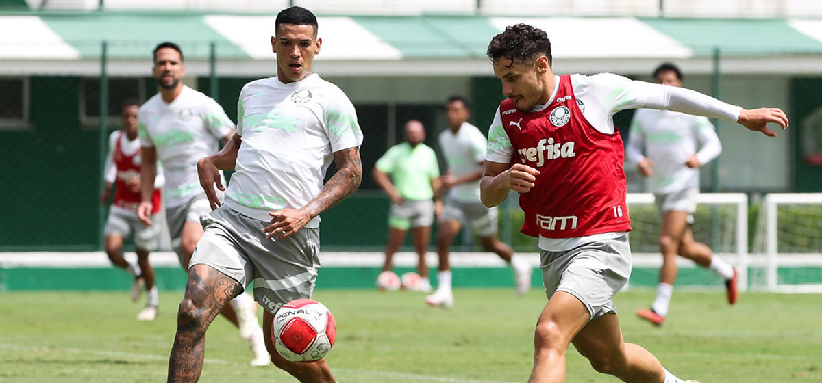 Palmeiras encerra preparação para enfrentar o Botafogo; veja provável escalação