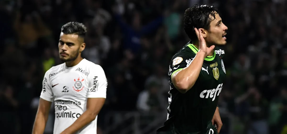 E o Derby? Veja o retrospecto de Palmeiras x Corinthians desde 2015