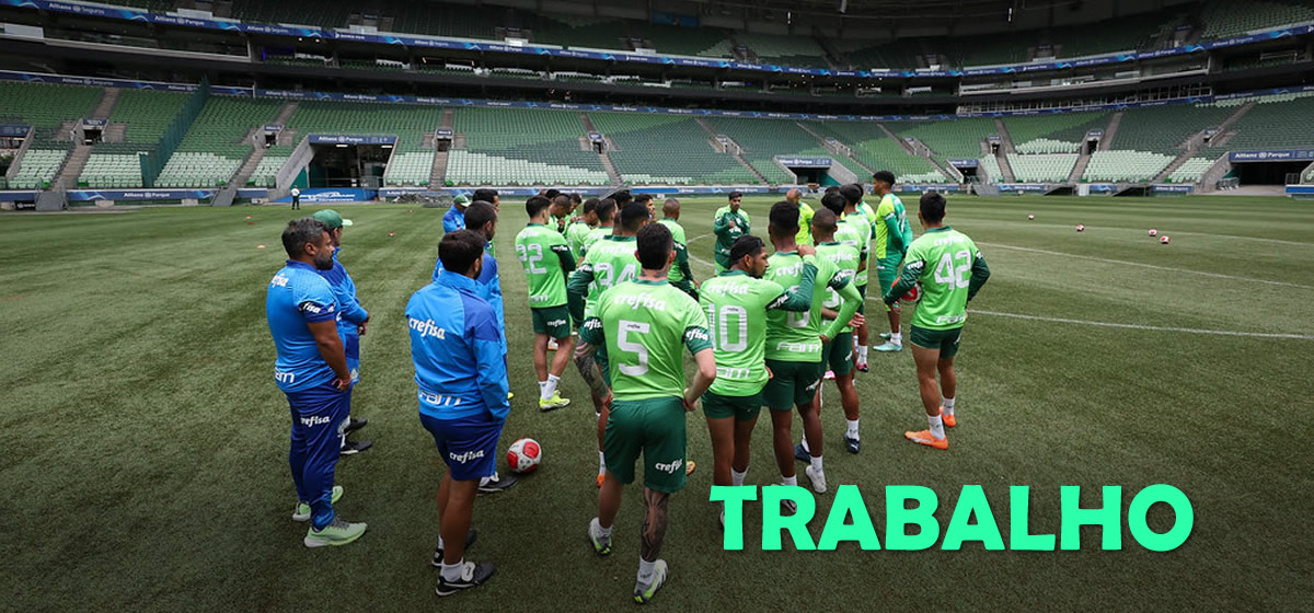 Palmeiras treina no Allianz Parque para semi do Paulista; veja provável escalação