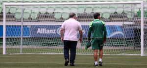 Veja fotos do treino do Palmeiras no Allianz Parque