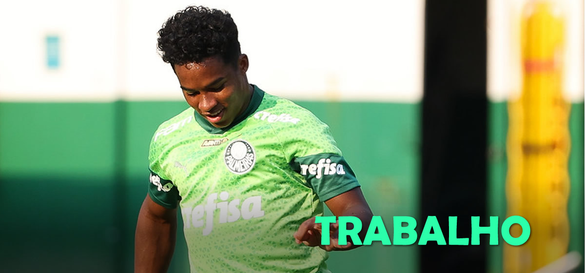 Foco na final: Com Endrick, Palmeiras faz primeiro treino para jogo contra o Santos