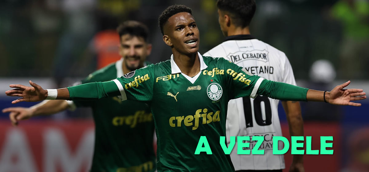 Estêvão revela reação que teve ao saber da titularidade e comemora primeiro gol pelo Palmeiras