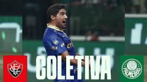 TV Palmeiras: coletiva do Abel após vitória sobre o Vitória