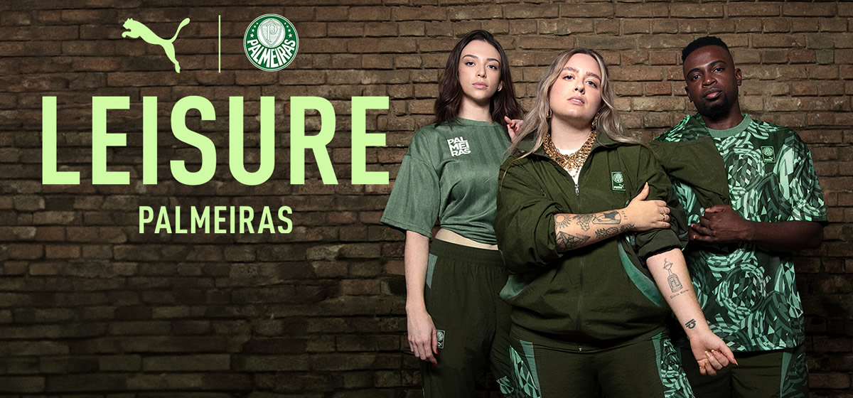 Palmeiras e Puma lançam linha casual inspirada nos anos 90; veja fotos e preços