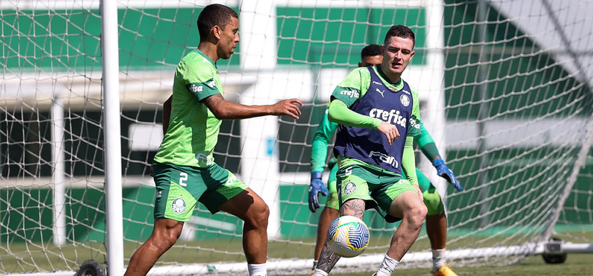Palmeiras segue preparação para enfrentar o São Paulo; escalação tem duas dúvidas