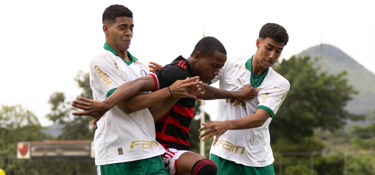 Luighi brilha e Palmeiras vence o Flamengo de virada pelo Brasileirão Sub-20; veja os gols