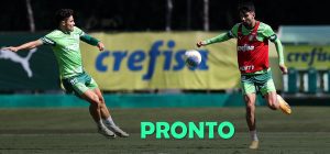Palmeiras encerra preparação para enfrentar o Flamengo; veja provável escalação