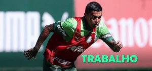 Palmeiras inicia preparação para enfrentar o Liverpool; Dudu treina em tempo integral