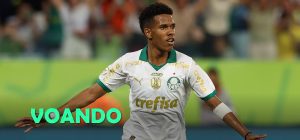 Estêvão comenta golaço de pênalti e diz que tem Raphael Veiga como exemplo