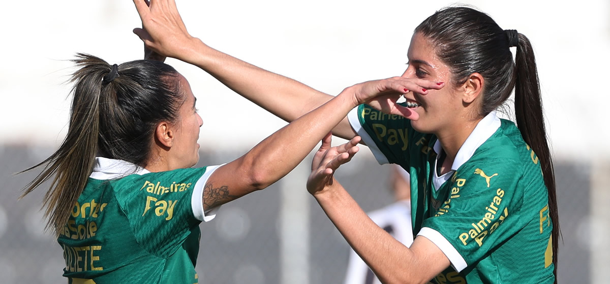 Palmeiras humilha o Santos pelo Brasileirão Feminino