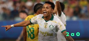 Palmeiras vence o Cuiabá fora de casa e cola nos líderes do Brasileirão