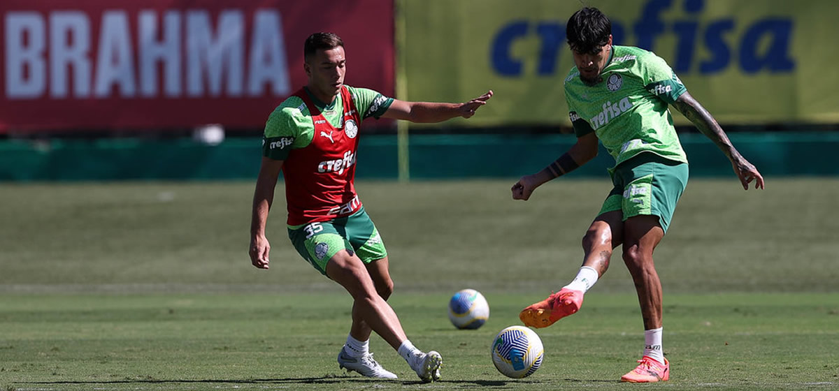 Palmeiras encerra preparação para enfrentar o Cuiabá; veja provável escalação