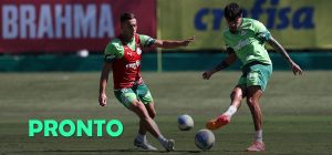 Palmeiras encerra preparação para enfrentar o Cuiabá; veja provável escalação