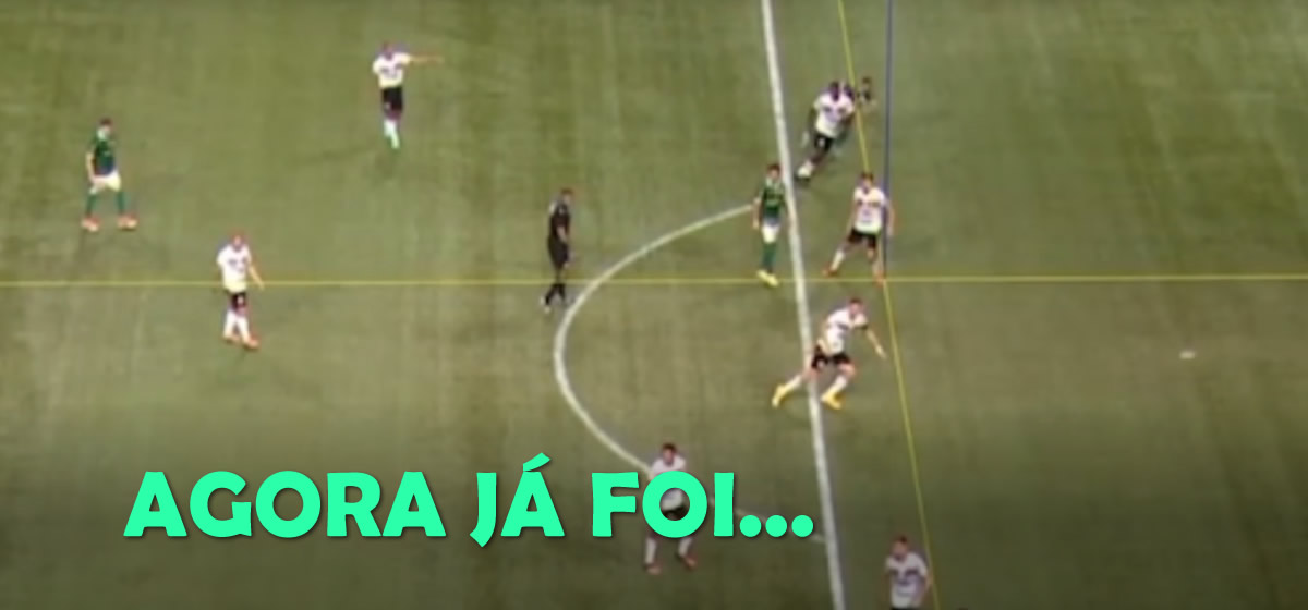 VAR traçou linha do ponto errado mesmo alertado; veja como foi a revisão do gol anulado de Rony