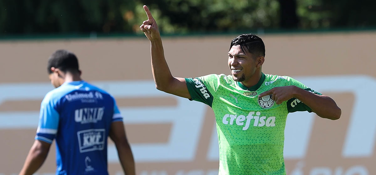 Veja os gols de Palmeiras 6 a 1 São Bento