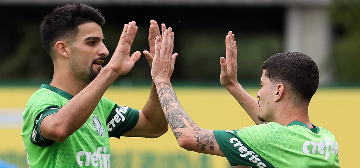 Veja os gols de Rômulo, Menino, López e Dudu no jogo-treino contra o São Caetano