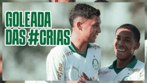 Palmeiras atropela o Flamengo pelo Paulista Sub-20; veja os gols