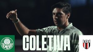 TV Palmeiras: coletiva do Abel após vitória sobre o Botafogo-SP