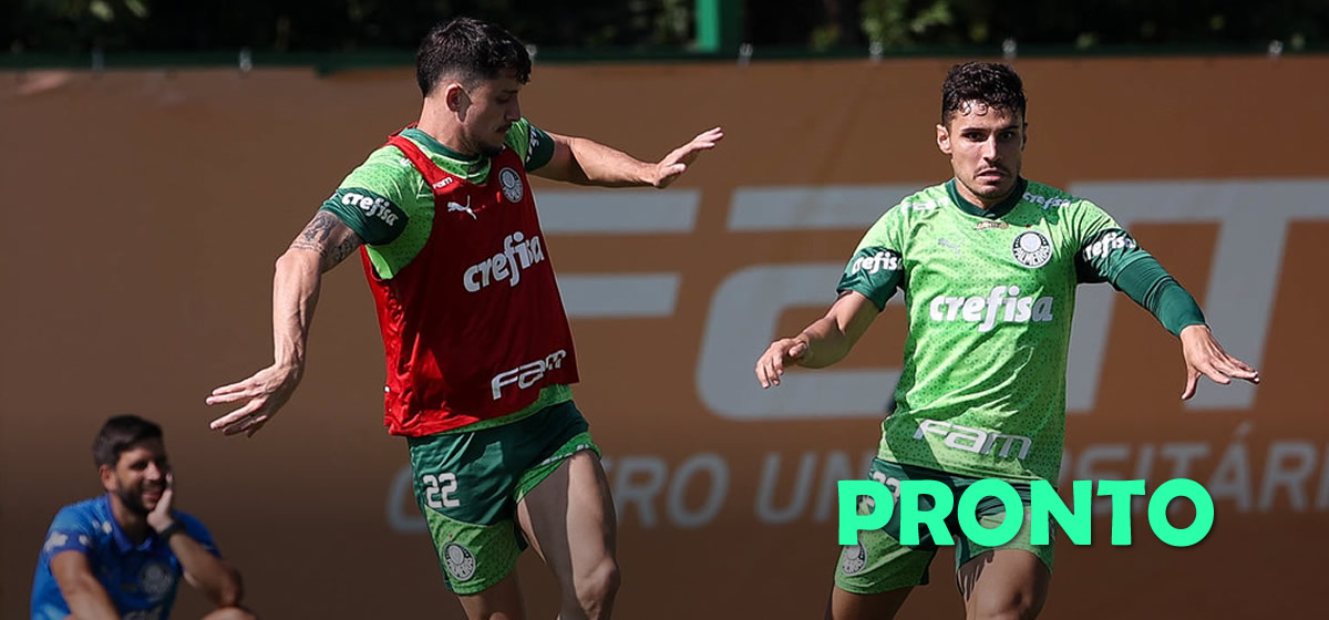 Palmeiras encerra preparação para enfrentar o Botafogo-SP; veja provável escalação