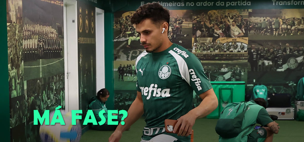 Raphael Veiga diz que está ajudando o Palmeiras mesmo sem gols ou assistências