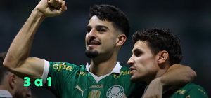 Palmeiras supera cera do Juventude e chega à 5ª vitória seguida no Brasileirão