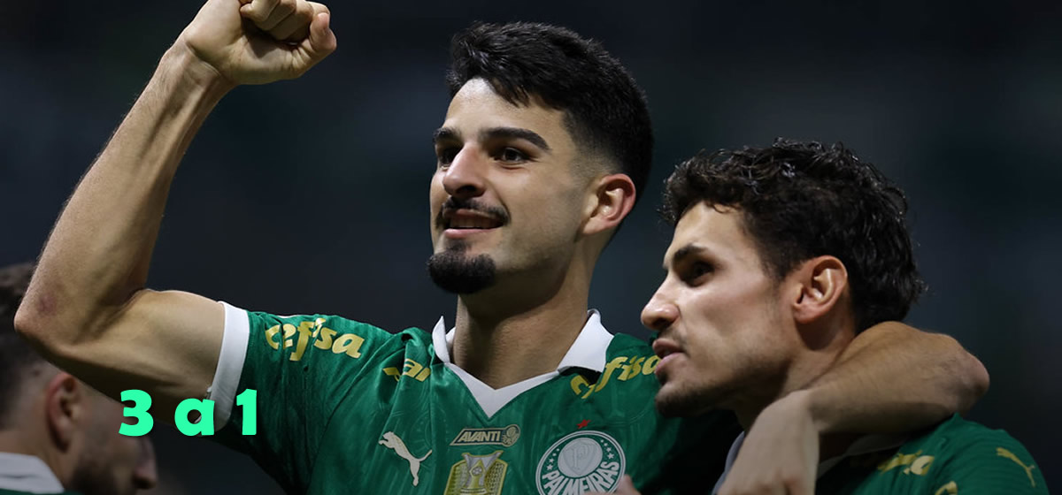 Palmeiras supera cera do Juventude e chega à 5ª vitória seguida no Brasileirão