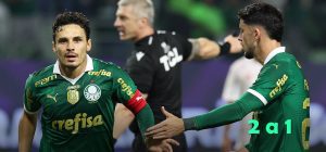 Palmeiras vence o Red Bull Bragantino e fica a 1 ponto da liderança do Brasileirão