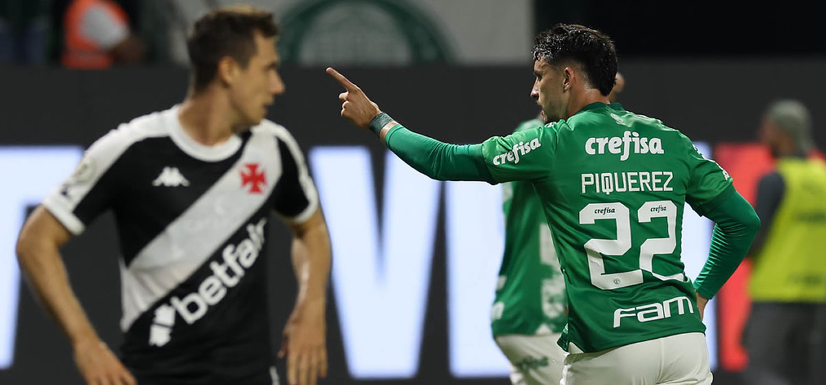 Com Estêvão inspirado, Palmeiras vence o Vasco no Allianz Parque