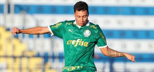 Thallys dá caneta e marca golaço pelo Palmeiras no Brasileiro Sub-20; veja