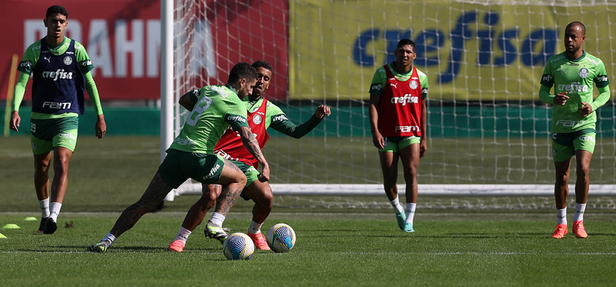Palmeiras volta aos treinos sem convocados; veja possível escalação para enfrentar o Vasco
