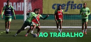 Palmeiras volta aos treinos sem convocados; veja possível escalação para enfrentar o Vasco
