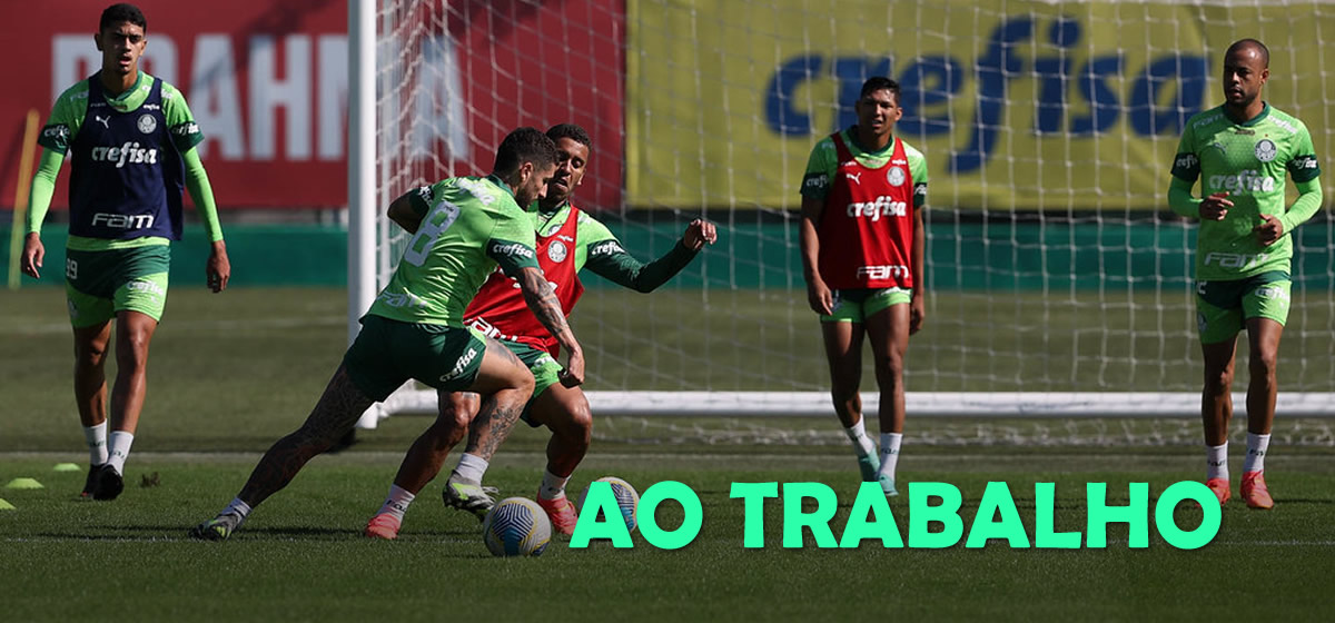 Palmeiras volta aos treinos sem convocados; veja possível escalação para enfrentar o Vasco