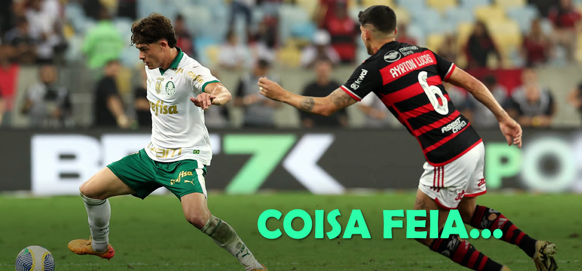 Palmeiras joga para empatar e perde para o Flamengo no Maracanã