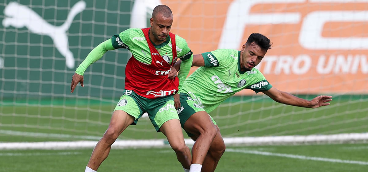 Palmeiras x Atlético-GO: Abel comanda treino tático na Academia; veja provável escalação