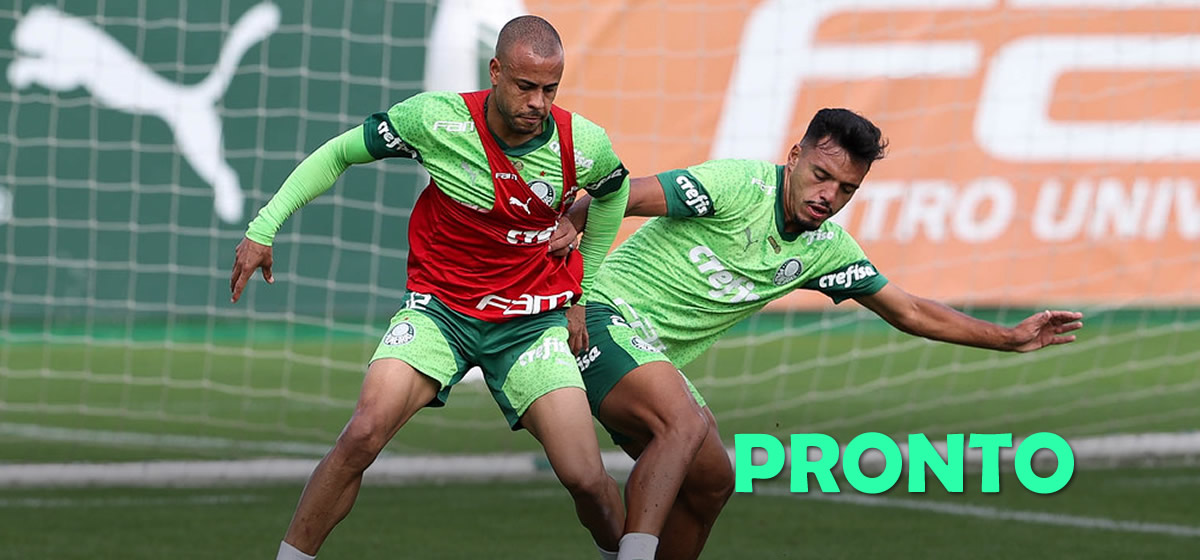 Palmeiras x Atlético-GO: Abel comanda treino tático na Academia; veja provável escalação