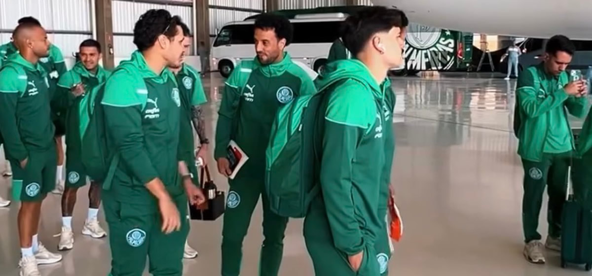 Palmeiras embarca para o Rio de Janeiro com cinco reforços