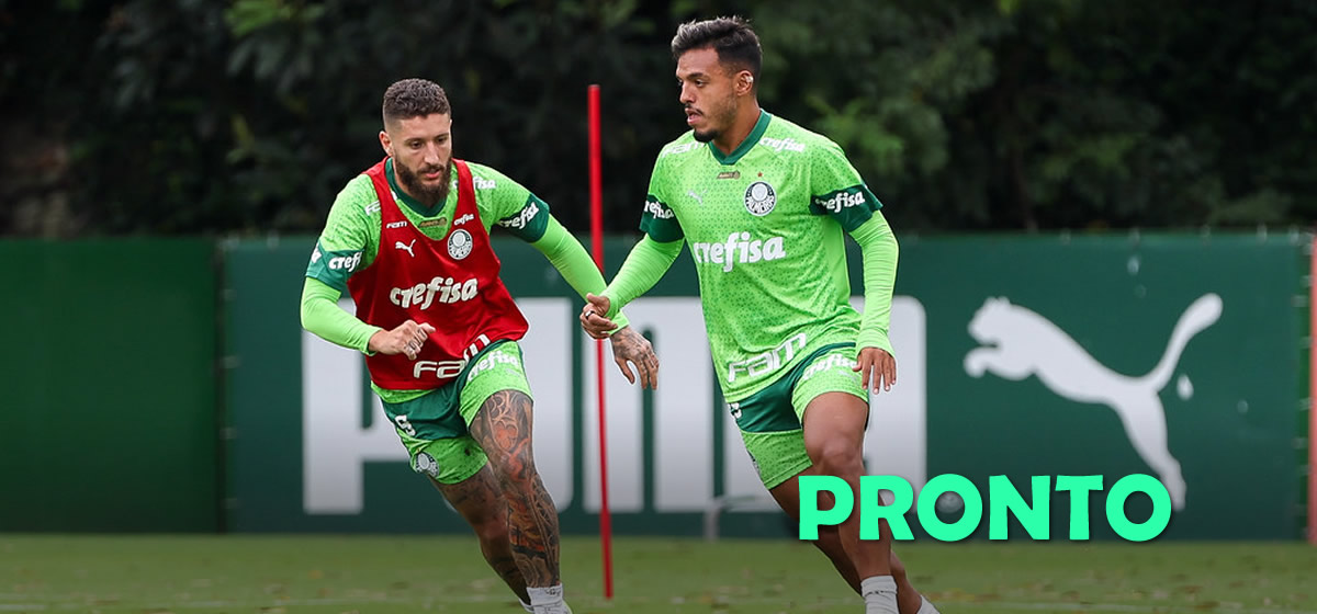 Palmeiras encerra preparação para enfrentar o Flamengo; veja provável escalação
