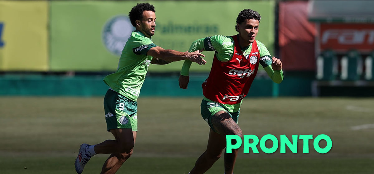Palmeiras encerra preparação para enfrentar o Internacional; veja possível escalação