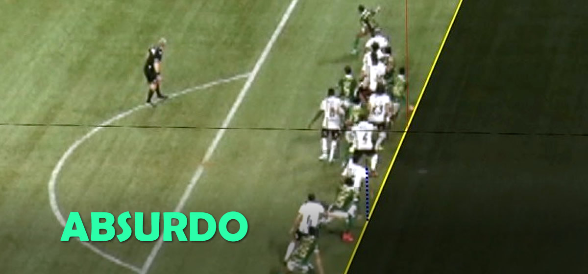 VAR traça linha errado e anula gol legal do Palmeiras contra o Flamengo; veja