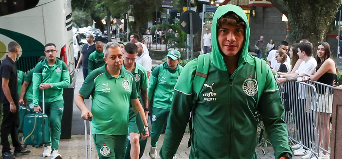 Palmeiras chega ao Rio de Janeiro para enfrentar o Botafogo sem Ríos e outros 2 jogadores