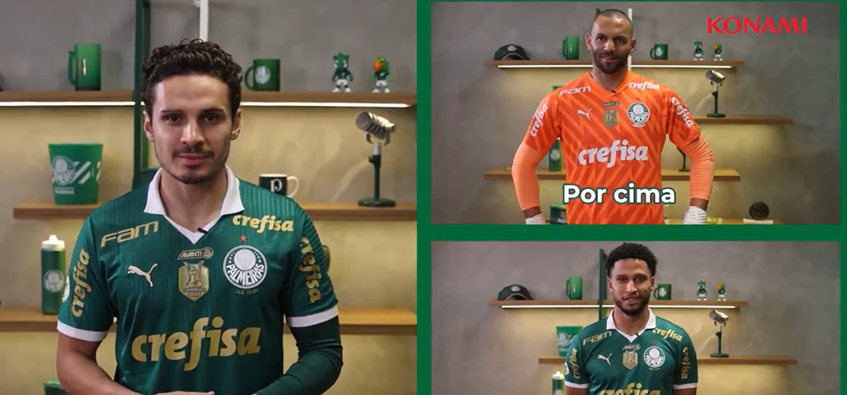 Palmeiras fecha parceria com a Konami e volta ao mundo dos games