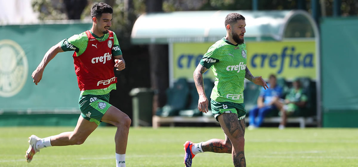 Ainda sem Estêvão, Palmeiras inicia preparação para enfrentar o Flamengo