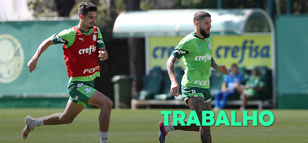 Ainda sem Estêvão, Palmeiras inicia preparação para enfrentar o Flamengo
