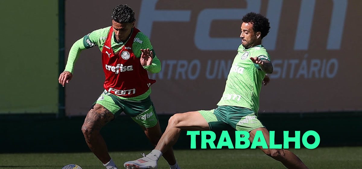 Palmeiras inicia preparação para enfrentar o São Paulo; veja possível escalação