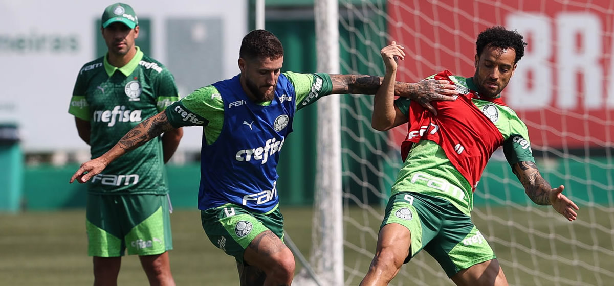 Palmeiras encerra preparação para enfrentar o São Paulo; Abel terá dois desfalques