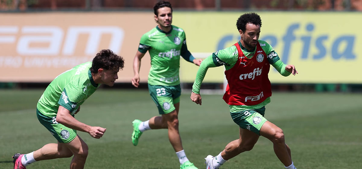 Palmeiras faz penúltimo treino para enfrentar o Atlético-MG; veja possível escalação