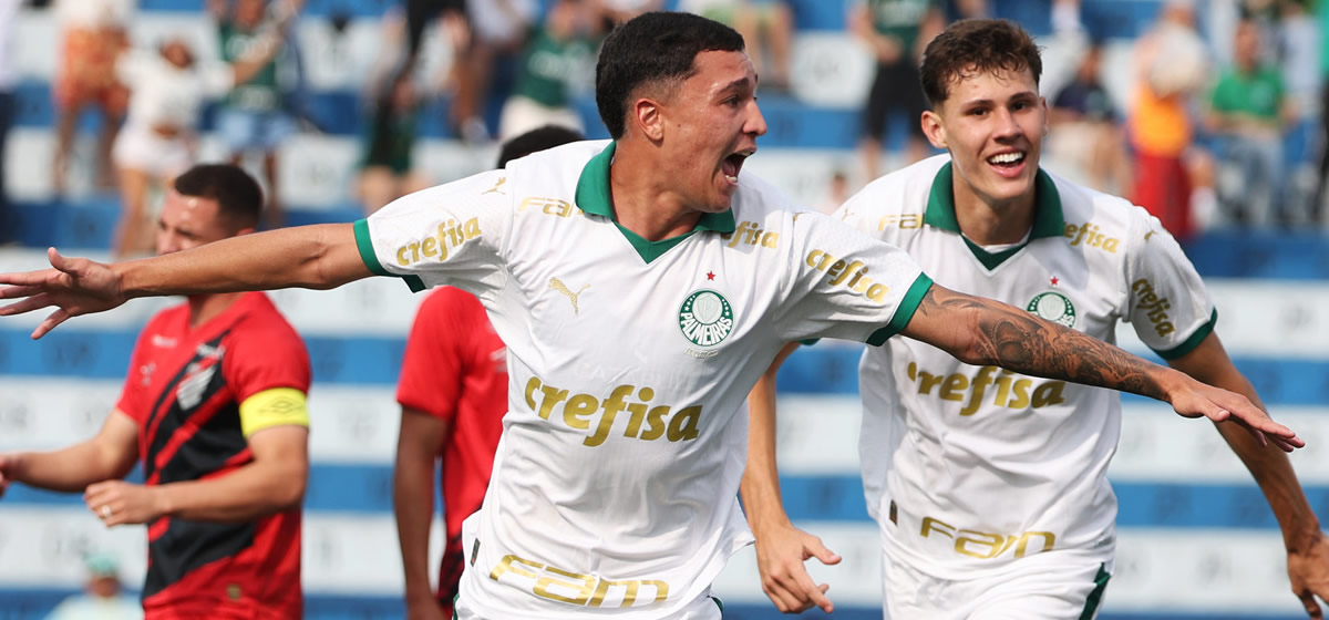 Palmeiras vence o Athletico-PR e avança à final do Brasileirão Sub-20