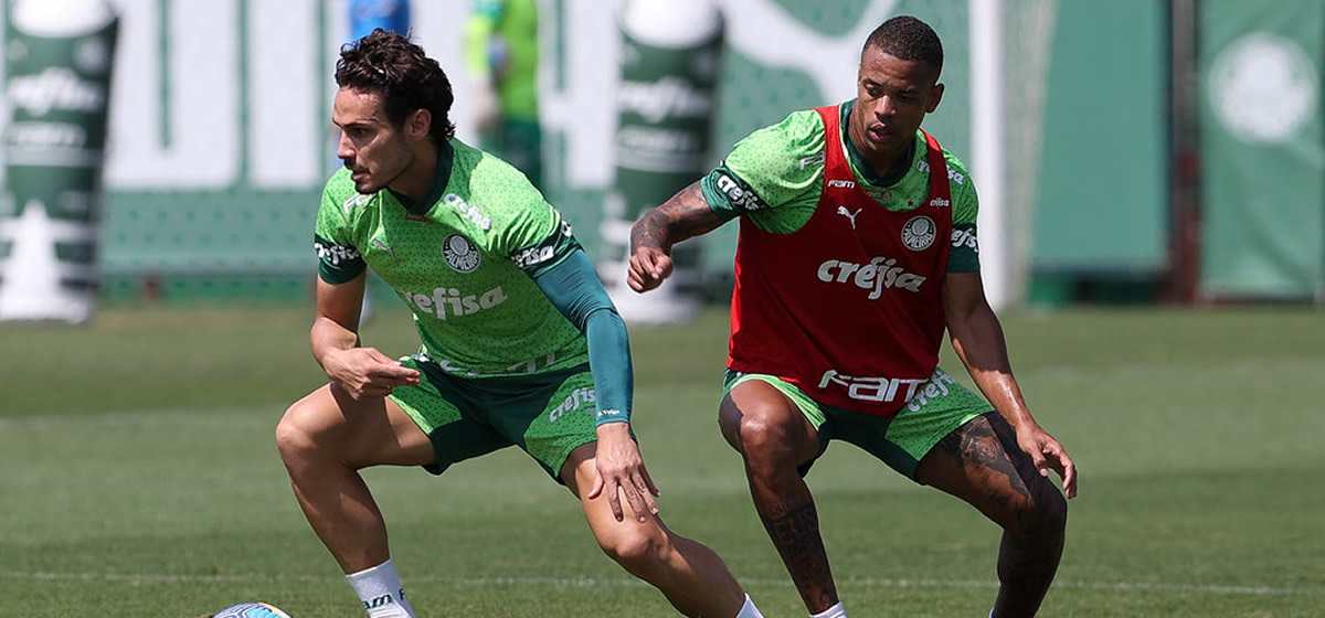 Palmeiras x Atlético-MG; Abel comanda treino tático; veja possível escalação sem Richard Ríos