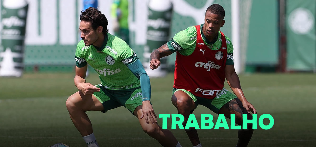 Palmeiras x Atlético-MG; Abel comanda treino tático; veja possível escalação sem Richard Ríos