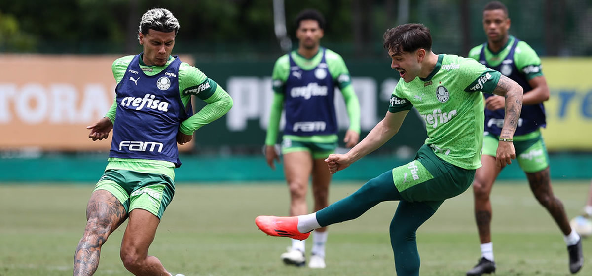 Palmeiras faz penúltimo treino antes do clássico; veja possível escalação